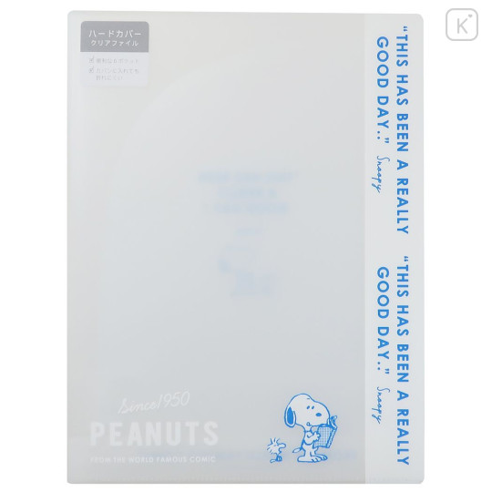 Japan Peanuts 6 Pockets A4 Index File Holder - Snoopy / Good Day - 1