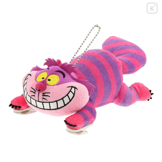 Japan Tokyo Disney Resort Shoulder Plush Toy & Keychain - Cheshire Cat - 2