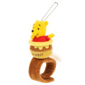 Japan Tokyo Disney Resort Shoulder Plush Toy & Keychain - Pooh & Hunny - 1