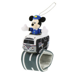 Japan Tokyo Disney Resort Shoulder Plush Toy & Keychain - Mickey Mouse / Train Captain