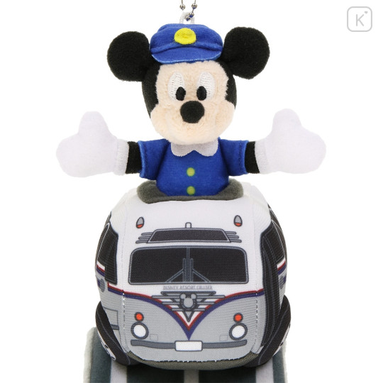 Japan Tokyo Disney Resort Shoulder Plush Toy & Keychain - Mickey Mouse / Train Captain - 3