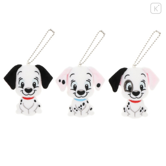 Japan Tokyo Disney Resort Plush Keychain & Badge Set - 101 Dalmatians - 1