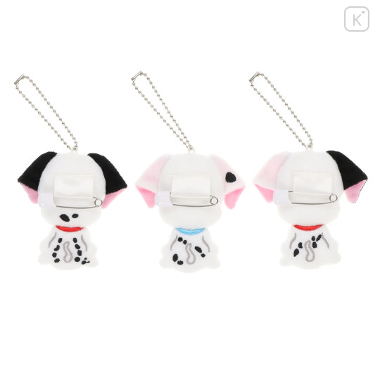 Japan Tokyo Disney Resort Plush Keychain & Badge Set - 101 Dalmatians - 2