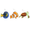 Japan Tokyo Disney Resort Plush Keychain & Badge Set - Finding Nemo - 2