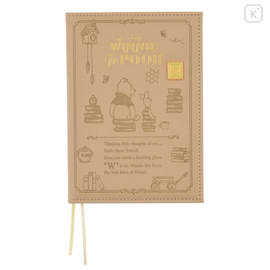 Japan Disney Store B6 Planner Monthly Schedule Book - Pooh : 2025 - 1