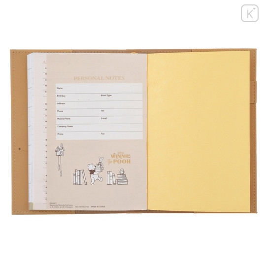 Japan Disney Store B6 Planner Monthly Schedule Book - Pooh : 2025 - 6