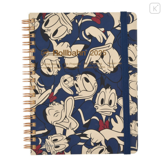 Japan Disney Store Rollbahn Planner Schedule Book - Donald Duck / 2025 - 1