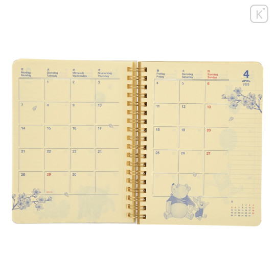 Japan Disney Store Rollbahn Planner Schedule Book - Pooh & Friends : 2025 - 5