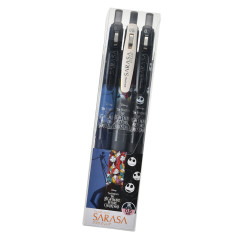 Japan Disney Store Sarasa Clip Gel Pen Set - Jack Skellington & Sally