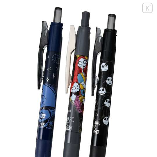 Japan Disney Store Sarasa Clip Gel Pen Set - Jack Skellington & Sally - 5