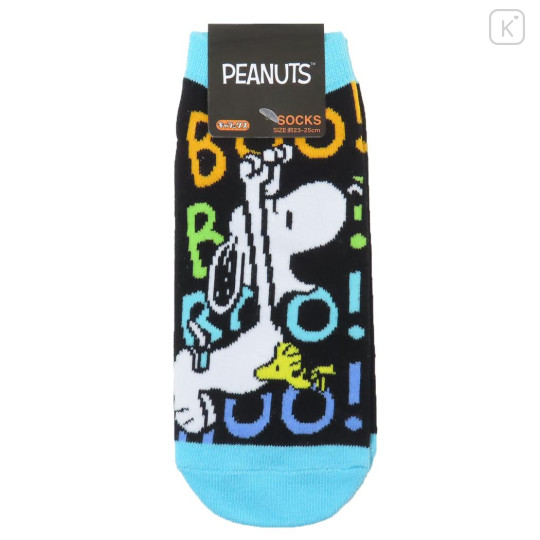 Japan Peanuts Socks - Snoopy / Boo Black - 1