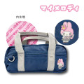 Japan Sanrio Boston Bag Pen Case - My Melody / Tokimeki Heisei Kogal - 2