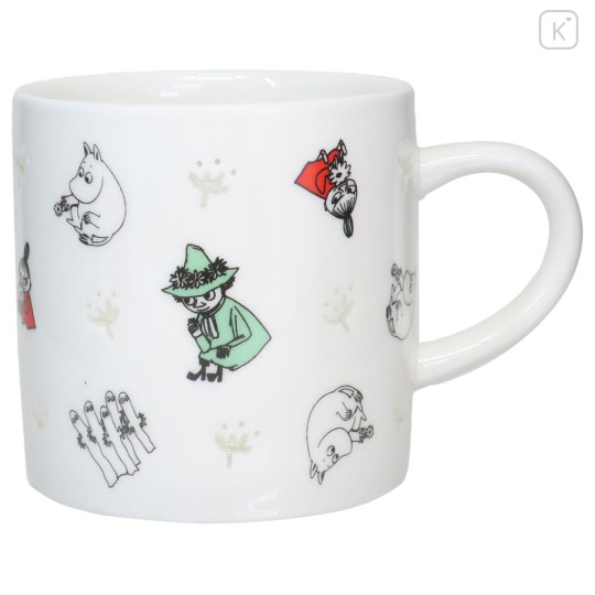 Japan Moomin Porcelain Mug - Characters / Hotarude Light Shine - 1