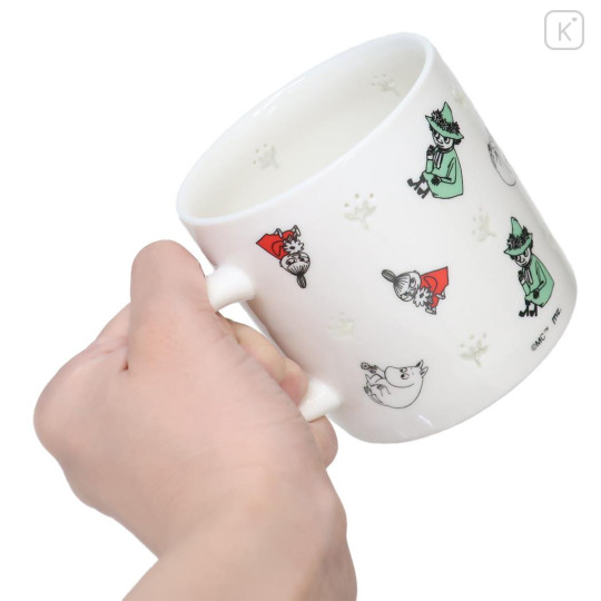 Japan Moomin Porcelain Mug - Characters / Hotarude Light Shine - 2