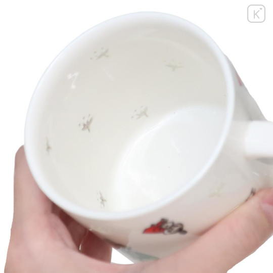 Japan Moomin Porcelain Mug - Openwork Hotarude Light Shine - 3