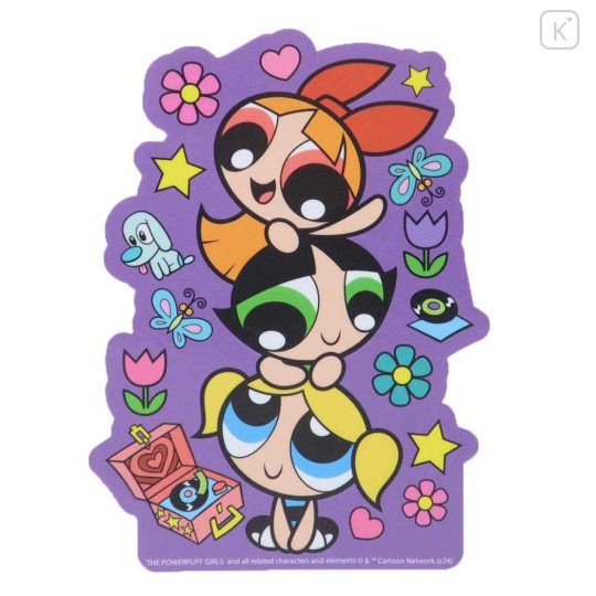 Japan The Powerpuff Girls Vinyl Sticker - Purple - 1