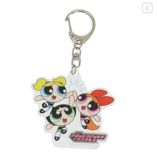 Japan The Powerpuff Girls Acrylic Keychain - High Five - 1