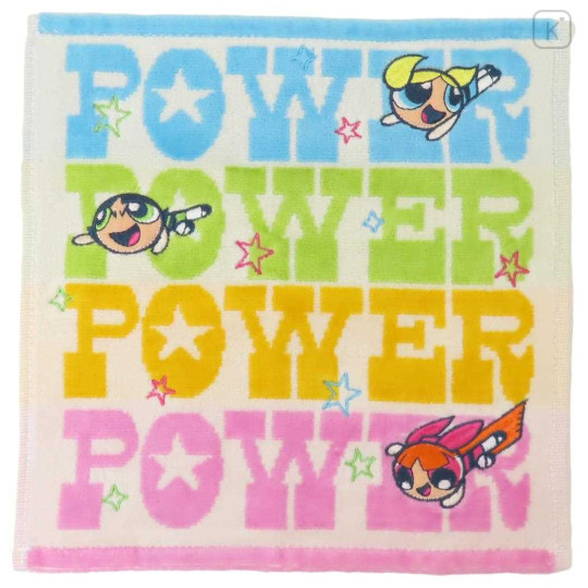 Japan The Powerpuff Girls Jacquard Towel Handkerchief - Power - 1