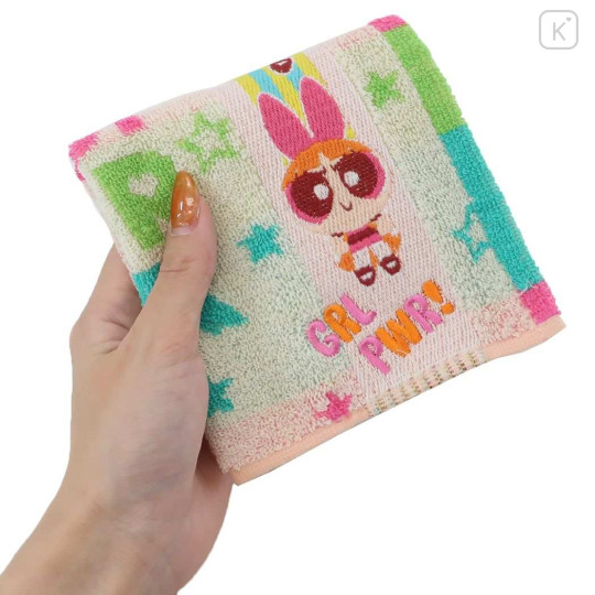 Japan The Powerpuff Girls Jacquard Towel Handkerchief - We Got Your Back - 3