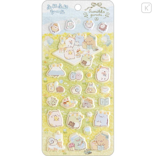 Japan San-X Squishy Sticker - Sumikko Gurashi / Picnic - 1