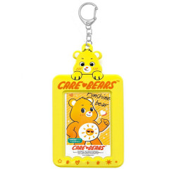 Japan Care Bears Pass Case Card Holder - Funshine Bear / Enjoy Idol