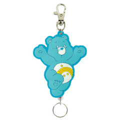 Japan Care Bears Rubber Reel Keychain - Wish Bear