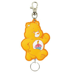 Japan Care Bears Rubber Reel Keychain - Birthday Bear