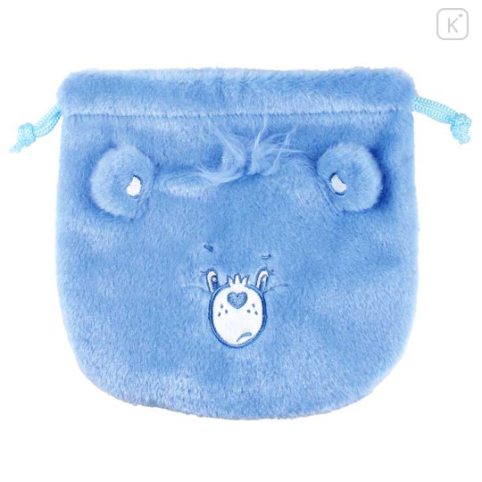 Japan Care Bears Drawstring Pouch - Grumpy Bear - 1