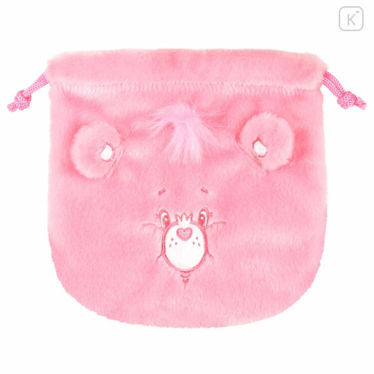 Japan Care Bears Drawstring Pouch - Love A Lot Bear - 1