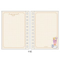 Japan Sanrio A6 Ring Notebook - Kuromi / Sky Drink - 2