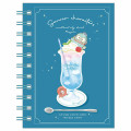 Japan Sanrio A6 Ring Notebook - Hangyodon / Sky Drink - 1