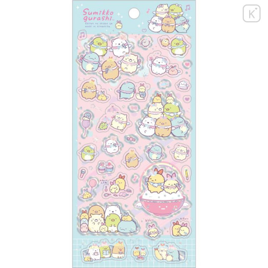 Japan San-X Sheet Sticker - Sumikko Gurashi / Angelic Idol B - 1