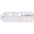 Japan San-X Folding Ruler 17cm - Sumikko Gurashi / Purple - 2