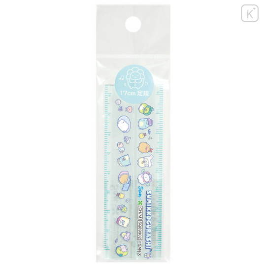 Japan San-X Folding Ruler 17cm - Sumikko Gurashi / Green - 3