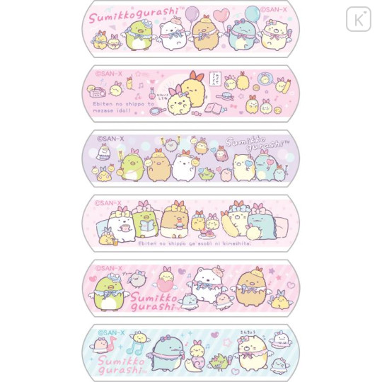 Japan San-X Boxed Adhesive Bandage - Sumikko Gurashi / Angelic Idol - 2