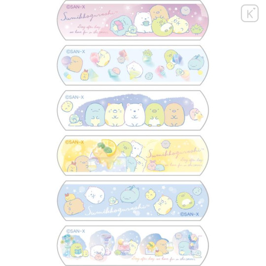 Japan San-X Boxed Adhesive Bandage - Sumikko Gurashi / Gradient Glass - 2