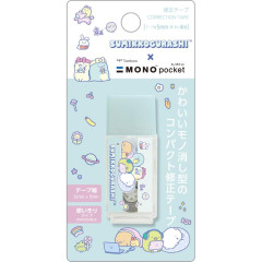 Japan San-X Mono Pocket Correction Tape - Sumikko Gurashi / House Green