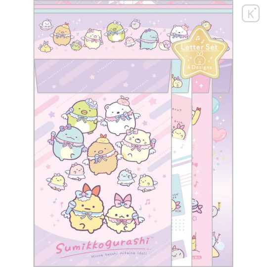 Japan San-X Letter Writing Volume Set - Sumikko Gurashi / Angelic Idol - 1