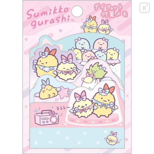 Japan San-X Die-cut Sticky Notes - Sumikko Gurashi / Angelic Idol A - 1