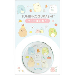 Japan San-X Glass Round Chopstick Rest - Sumikko Gurashi / Food