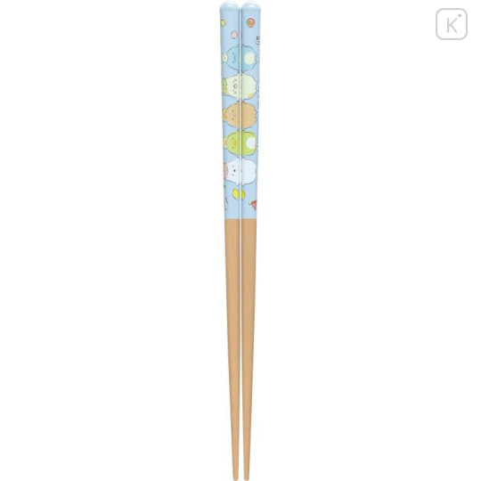 Japan San-X Chopsticks 21cm - Sumikko Gurashi / Blue Beige - 2