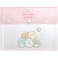 Japan San-X 6 Pockets A4 Document File - Sumikko Gurashi / Flower - 1