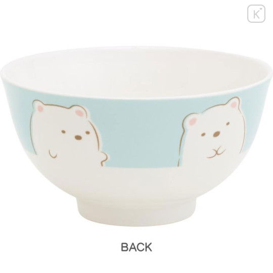 Japan San-X Rice Bowl - Sumikko Gurashi / Shirokuma & Furoshiki - 2