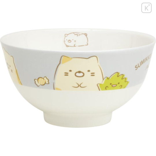 Japan San-X Pottery Bowl - Sumikko Gurashi / Neko & Zassou - 1