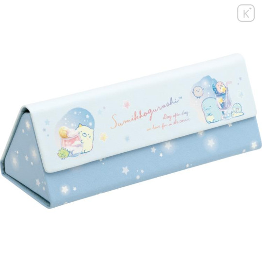 Japan San-X Triangular Glasses Case - Sumikko Gurashi / Gradient Glass - 2