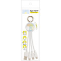 Japan San-X Multi Charging Cable - Sumikko Gurashi / Squeeze - 1