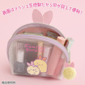 Japan San-X Mesh Cosmetic Pouch - Sumikko Gurashi / Angelic Idol - 3