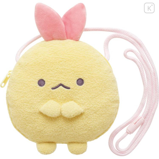 Japan San-X Plush Pochette - Sumikko Gurashi / Angelic Idol Ebiten no Shippo - 1