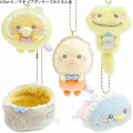 Japan San-X Hanging Plush 5pcs - Chickip Dancers / Baby Chickip - 1