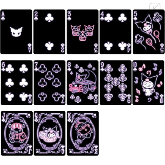 Japan Sanrio Bicycle Playing Cards - Kuromi - 5